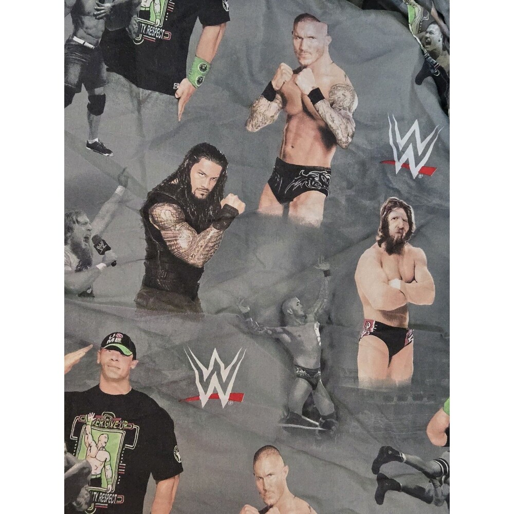 Vintage WWE Twin Sheet John Cena Roman Reigns Randy‎ Orton Daniel Bryan